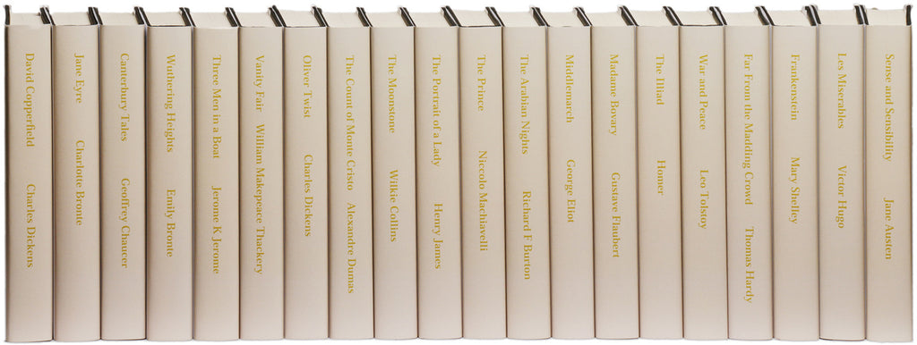 Printed Cream titled set A (fiction)