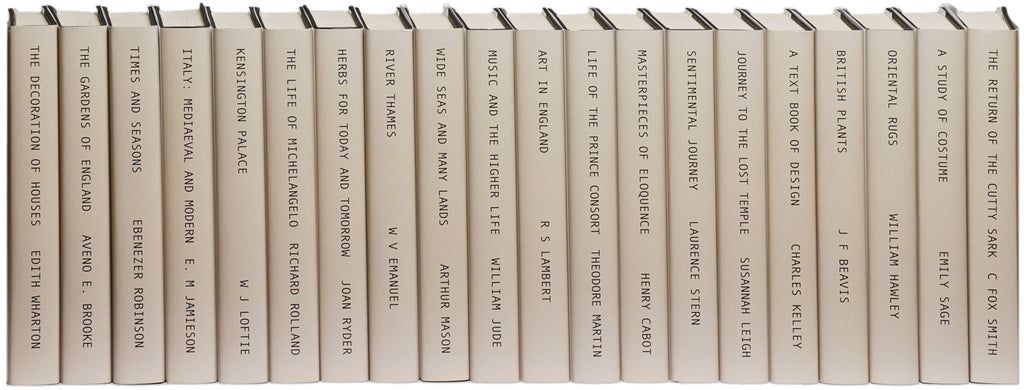 Printed Cream titled set B (non-fiction)